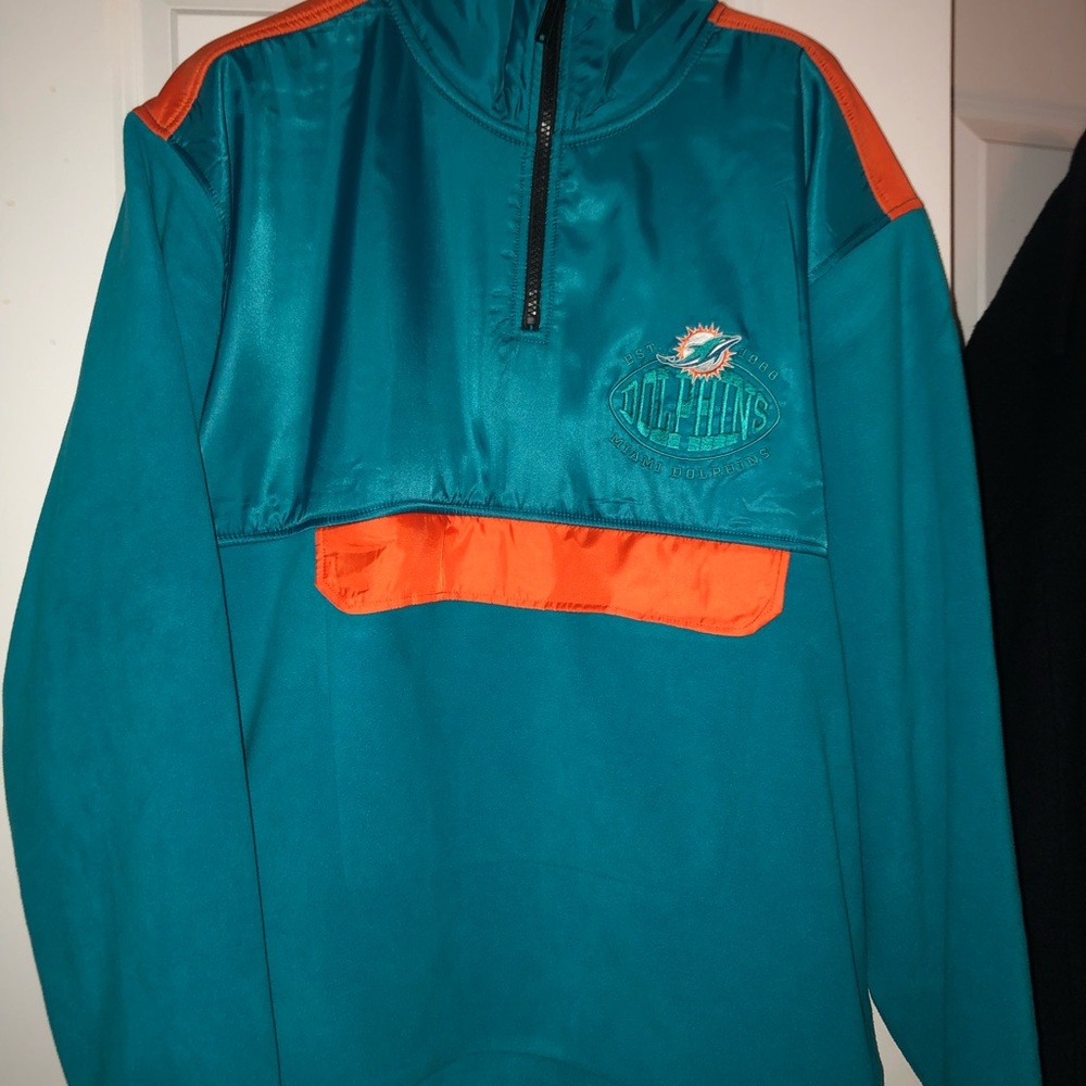 Boss Teal Jacket with Orange Accents